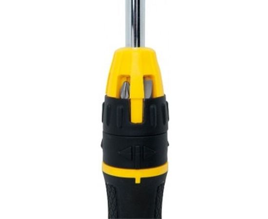 Отвертка с храповым механизмом в комплекте с 20-тью вставками Stanley Multibit STHT0-62574 0-62-574 – изображение 5