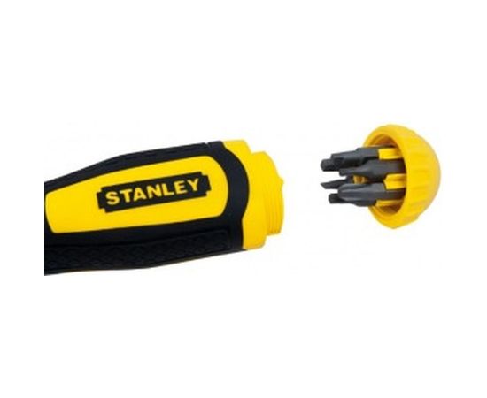 Отвертка с храповым механизмом в комплекте с 20-тью вставками Stanley Multibit STHT0-62574 0-62-574 – изображение 6