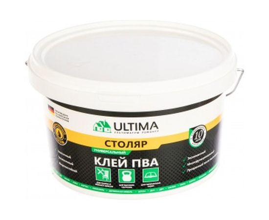 Клей ПВА ULTIMA СТОЛЯР ведро 2,3кг ULTSTL23 