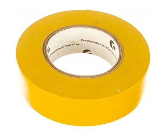 Изоляционная лента ULTIMA ПВХ, цвет желтый 1920yellow 