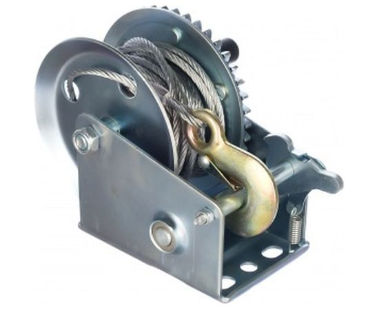 Ручная барабанная лебедка TOR TOR ЛФ-1200 (FD) г/п 0,5 т, длина троса 10 м 113051 – изображение 2