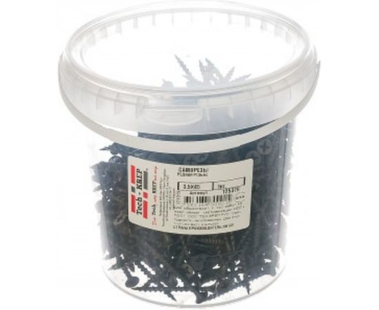 Саморез Tech-Krep 3,5*45 редкая резьба 1кг (476 шт.) 125379 – изображение 2