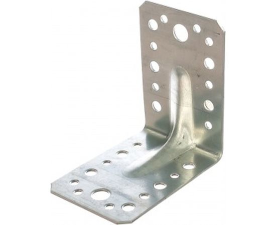 Крепежный усиленный уголок Tech-Krep оцинкованный 90х90х65х2,0 мм - накл. 124412 – изображение 2