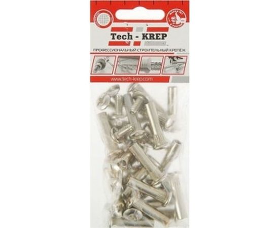 Межсекционная стяжка Tech-Krep 5х27мм никель 20 шт-пакет 127494 – изображение 2