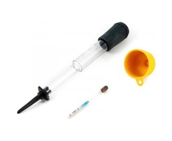 Универсальный ареометр TOPAUTO ТОП АВТО электролит+тосол в пласт. тубе с воронкой АУП – изображение 2