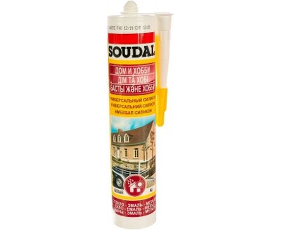 Универсальный силикон SOUDAL белый 105907 – изображение 2