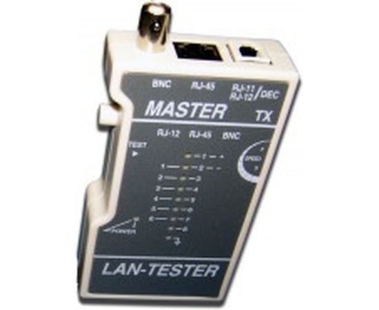 Тестер для витой пары TWT RJ-45 телефонного RJ-12 RJ-11 коаксиального кабеля BNC TST-200 – изображение 2