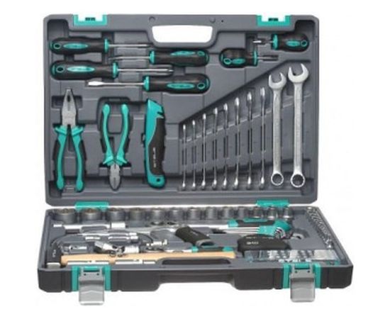 Набор инструмента 1/2", CrV, S2, усиленный кейс, 58шт STELS 14113 – изображение 2