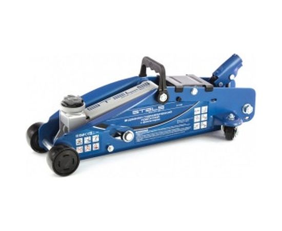 Гидравлический подкатной домкрат с фиксатором 2,5т 140-385 мм STELS 51152 – изображение 2