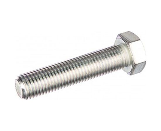 Болт DIN 933 с шестигранной головкой, оцинкованный М16х70, 12шт - коробка Tech-Krep 126536 – изображение 2