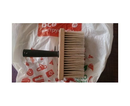 Кисть макловица 170 x 70 мм (пластиковая ручка, щетина - полипропилен) TOPEX Стандарт 19B117 – изображение 2