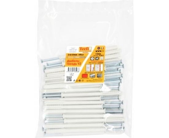 Дюбель-гвоздь Tecfi YZ потайн. 8x120, 40 шт. 147495 – изображение 3