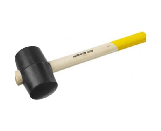 Резиновая киянка с деревянной ручкой STANDARD 55 мм 0,34 кг STAYER 20505-55 – изображение 3