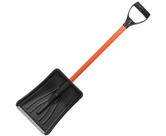 Автомобильная лопата со стальным черенком, алюминиевой окантовкой, V-образной пластиковой ручкой, 890мм STELS 61586 – изображение 4