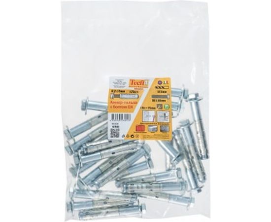 Анкер с болтом Tecfi 88 DX ZN М8/25 25 шт 147589 – изображение 4