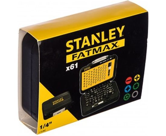 Набор вставок отверточных Expert с магнитным держателем (1/4", 61 предмет) Stanley 1-13-902 – изображение 5