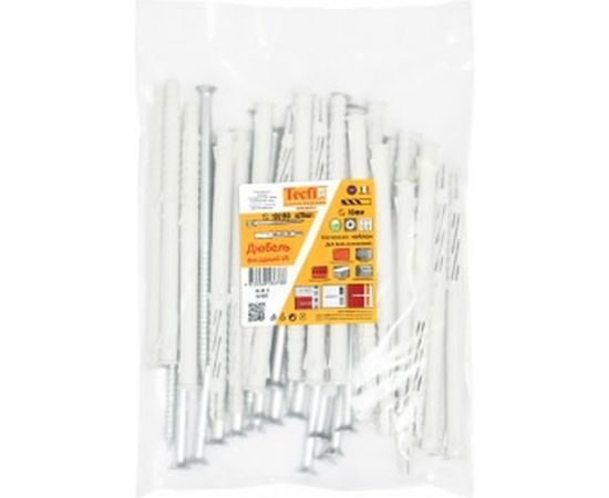 Фасадный дюбель с шурупом Tecfi потайная головка, шлиц TORX 10x160 25 шт 147665 – изображение 5