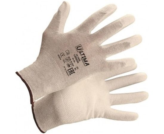Нейлоновые перчатки с карбоновой нитью и полиуретановым покрытием ULTIMA CARBON ULT630/M 