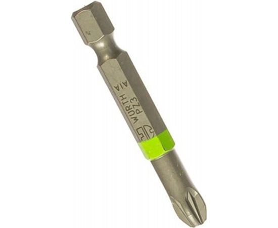 Бита PZ3-ЗЕЛЁН.-1/4ZO-L50MM (PZ3, 50 мм) WURTH 0614176661090 