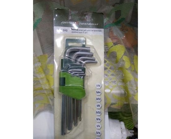 Набор шестигранных дюймовых ключей 9 шт ДТ/40 Дело Техники 561590 