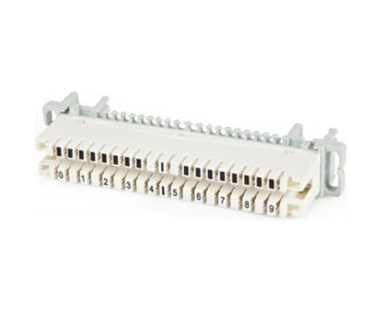 Размыкаемый плинт TWT LSA-PLUS-PROFIL маркировка от 0 до 9 Eco под хомут и профиль LSA10P-DIS-09 