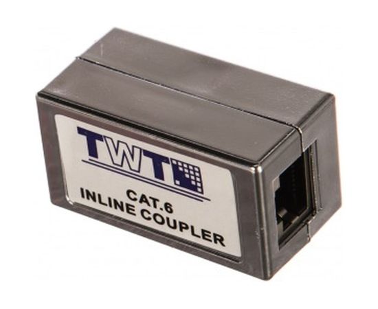 Соединитель 2-х портов RJ-45, экранированный, категории 6 TWT CP45STP6 