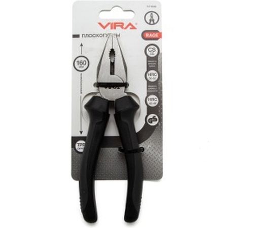Плоскогубцы VIRA 6 двухкомпонентные ручки 311040 