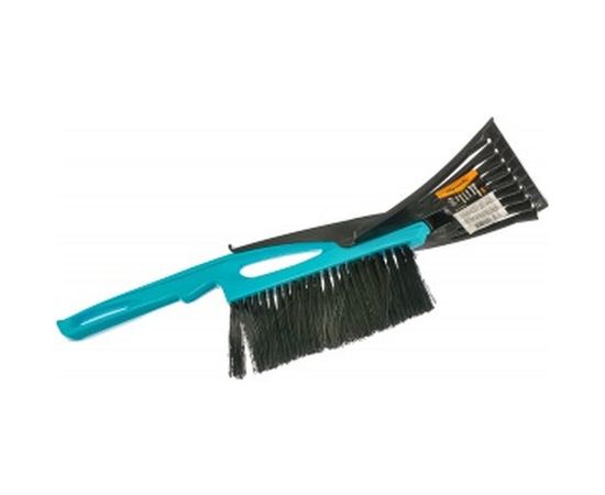 Щетка сметка для снега со скребком 400 мм, бирюзовая SPARTA 552955 