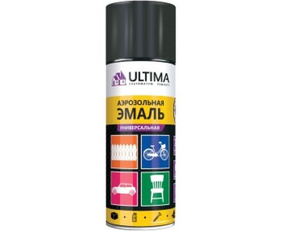 Аэрозольная краска ULTIMA RAL 7040 СЕРЫЙ ГРУНТ универсальная 520 мл ULT012 