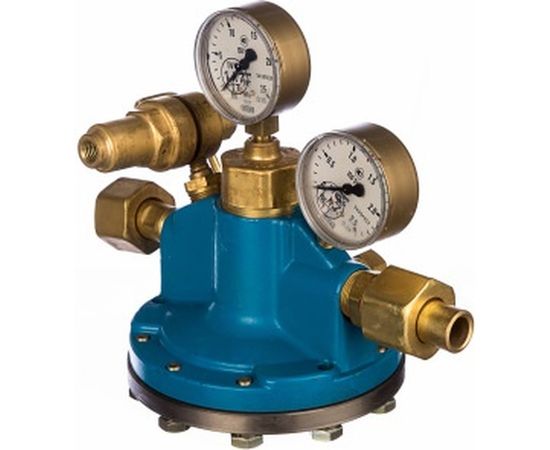 Редуктор рамповый для централизованного питания газосварочных постов (кислород) БАМЗ РКЗ-500-2 – изображение 2