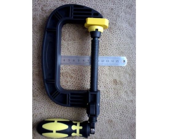 Нейлоновая струбцина TOPEX 100 мм 12A384 – изображение 3