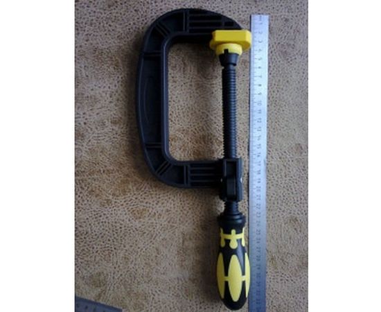 Нейлоновая струбцина TOPEX 100 мм 12A384 – изображение 4