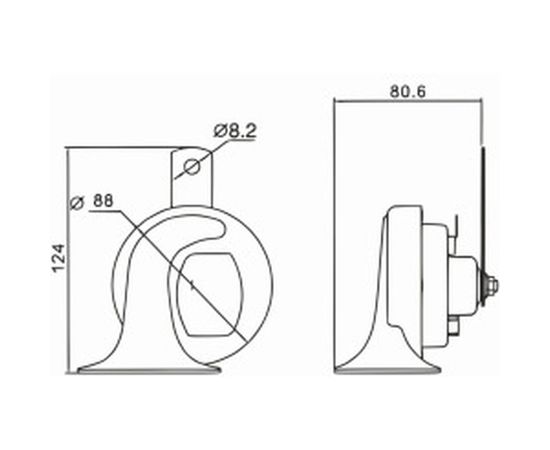 Автомобильный сигнал Вымпел СА-01, 2 тона, улитка, 118 Дб 5185 – изображение 4