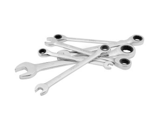 Набор комбинированных ключей c трещоточным механизмом VIRA 6 шт. 511600 – изображение 5