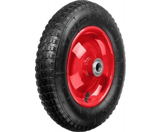 Колесо пневматическое КП-2 для тачек 39950/39952 360 мм Зубр 39955-2 