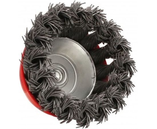 Щетка чашка, крученая металлическая проволока 75 мм для дрели Vira 572075 