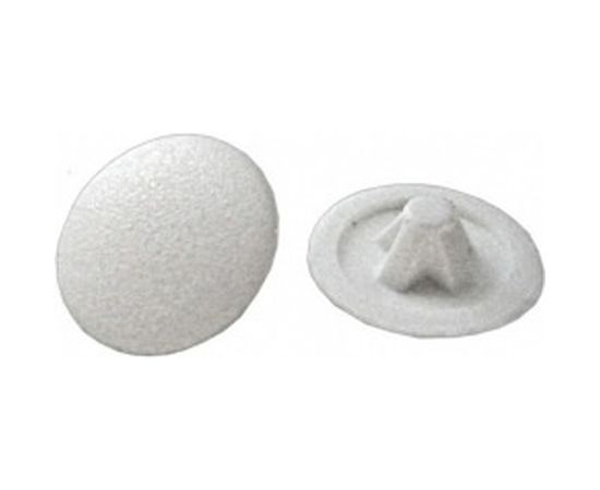 Декоративная заглушка под шуруп Зубр цвет белый, шлиц №2, ТФ6, 40шт 4-308156-3 