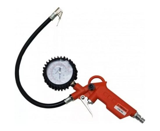 Пистолет с манометром для подкачки шин Кратон TIG-01 3 01 02 034 