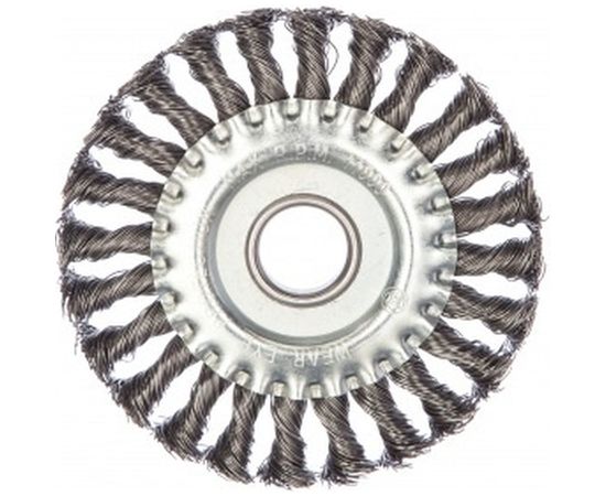 Щетка плоская, крученая металлическая проволока (125 мм; 22.2 мм) для УШМ Vira 575125 