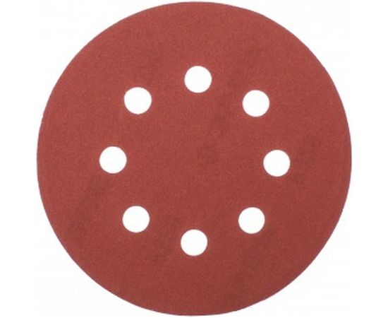 Круг шлифовальный универсальный 5 шт. (125 мм; Р320) "Мастер" Зубр 35562-125-320 – изображение 2