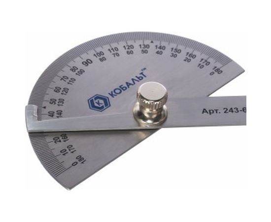 Переставной угломер с транспортиром 150мм КОБАЛЬТ 243-646 – изображение 2