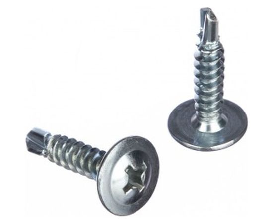 Саморез с прессшайбой КРЕП-КОМП сверло 4,2х19 1000шт пшс19ф – изображение 2