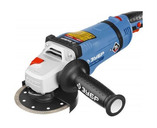 Углошлифовальная машина Зубр Профессионал УШМ-П125-1400 ЭПСТ – изображение 2