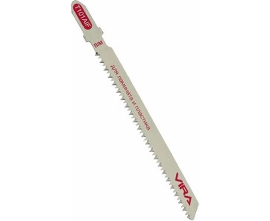 Пилка по твердым сортам древесины, фанере, ламинату T101AIF (2 шт; 100х75 мм) для лобзиков Vira 552034 – изображение 2