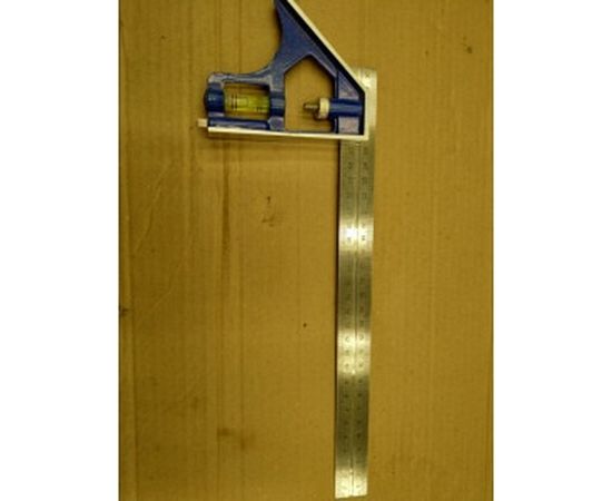 Угольник с уровнем 300мм, нерж.сталь КОБАЛЬТ 243-479 – изображение 3