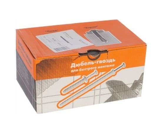Дюбель-гвоздь КРЕП-КОМП борт потайной 6х40 200шт дг640 – изображение 3
