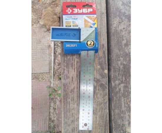 Столярный угольник 300 мм ЗУБР ЭКСПЕРТ 34393-30 – изображение 4