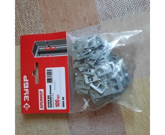 Крепление для установки маячковых профилей ЗУБР КРЕММЕР 100 шт, 30950-100 – изображение 5