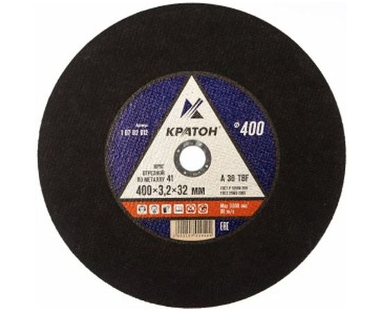 Круг отрезной по металлу A30TBF (400х3.2х32.0 мм) Кратон 1 07 02 012 