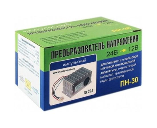 Преобразователь напряжения 24-12В, 30А Вымпел ПН-30 5019 